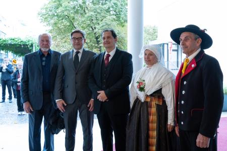 Odprtje razstave; Foto: Mariia Bortiakova, arhiv Občine Sežana